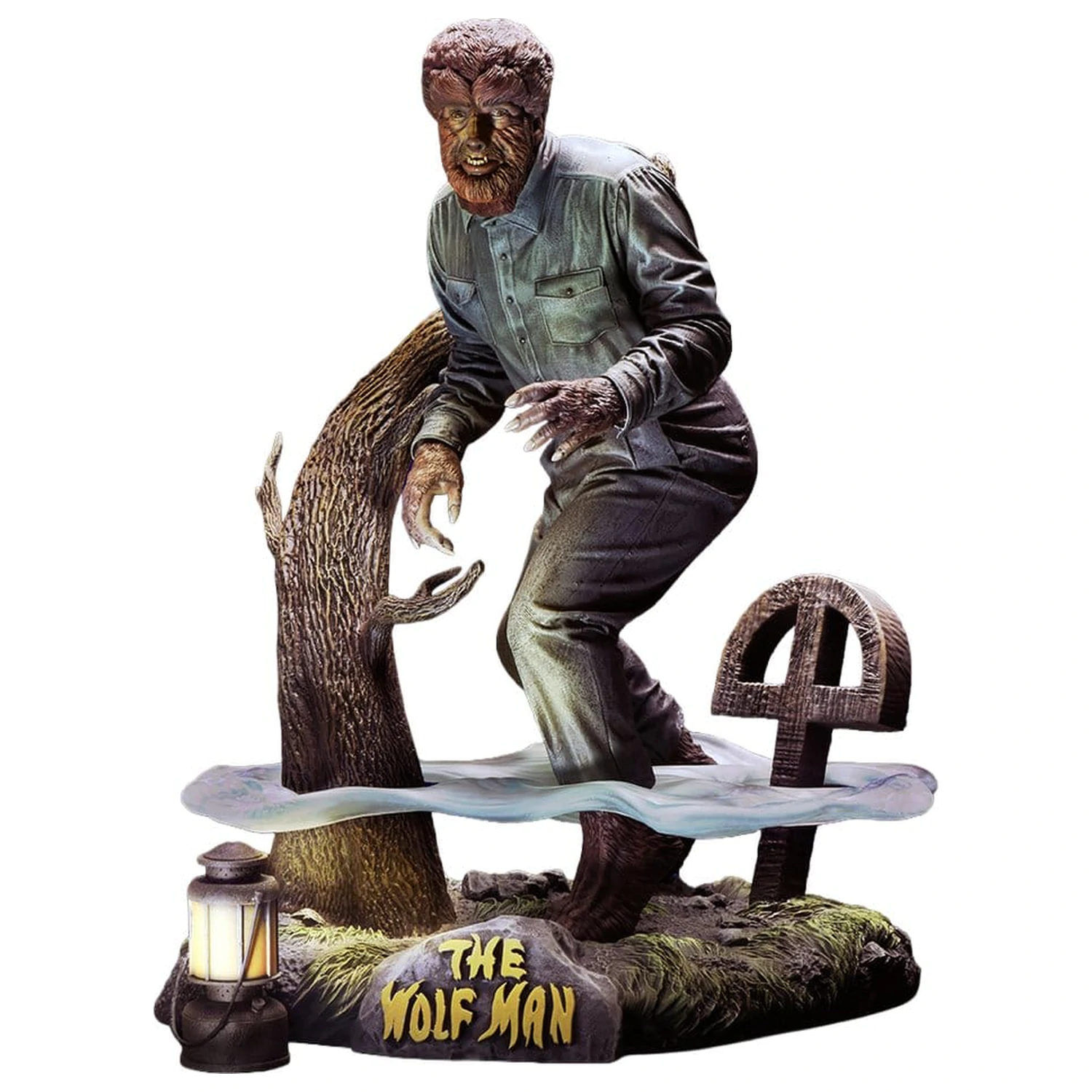 The Wolf Man Plastic Model Kit 1/8 Lon Chaney Jr. as Wolf Man 22 cm (Reproduction) poza produsului