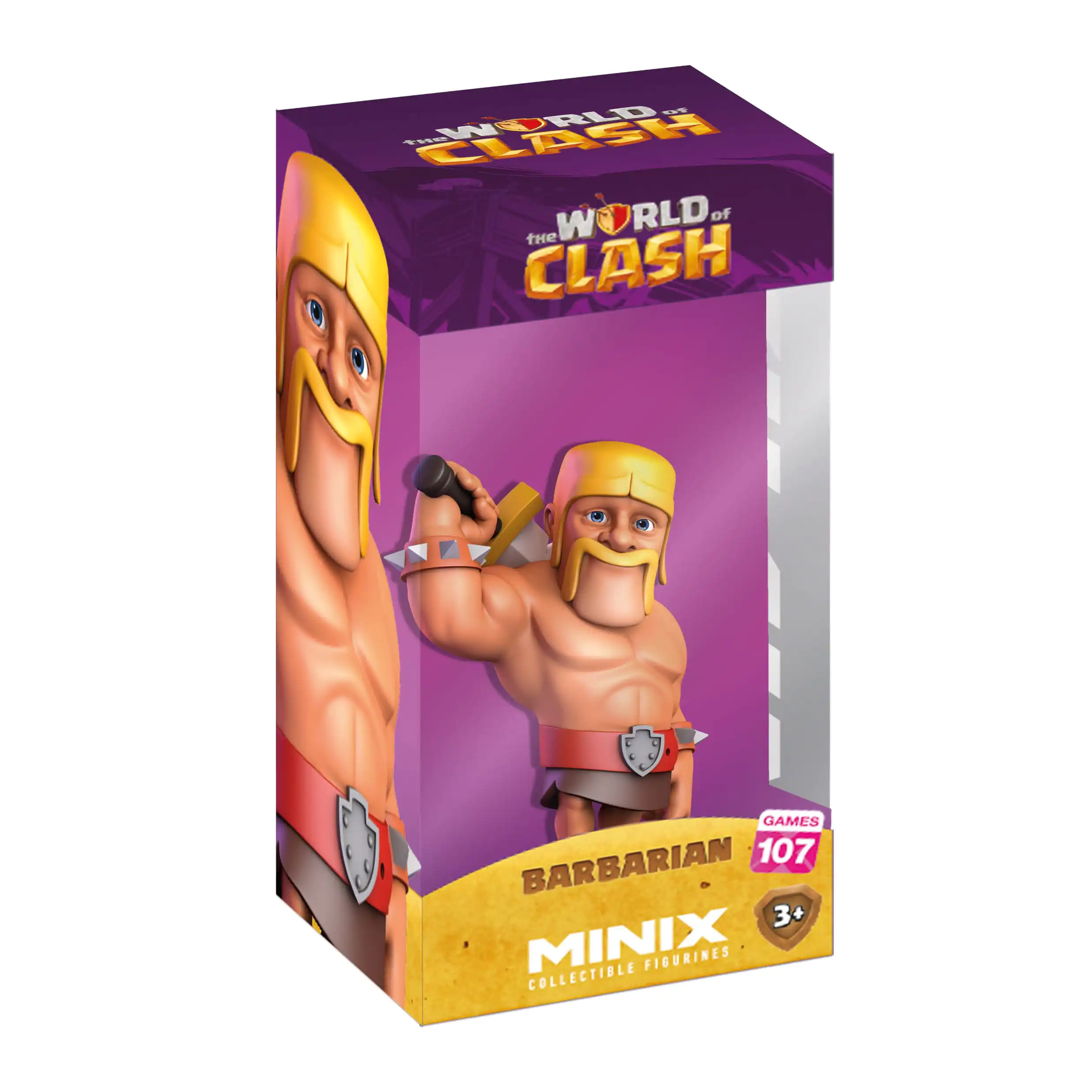 The World of Clash Minix Figurina Clash of Clans Barbarian 12 cm poza produsului