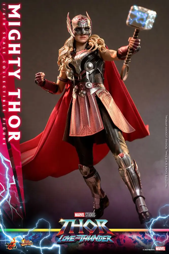 Thor: Love and Thunder Figurina de acțiune Masterpiece 1/6 Mighty Thor 29 cm poza produsului