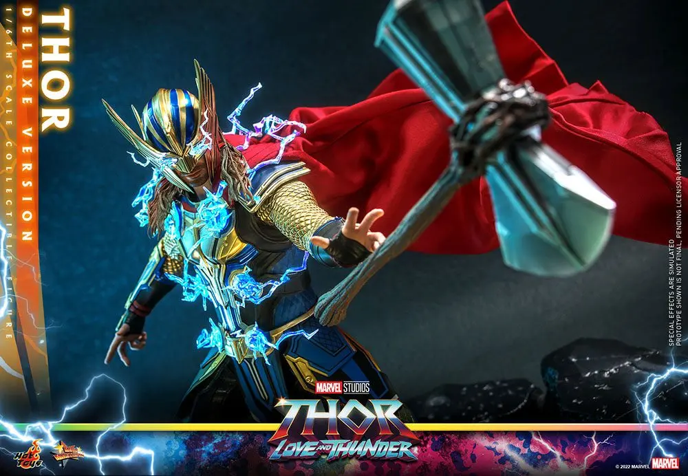 Thor: Love and Thunder Figurina de Acțiune de Colecție 1/6 Thor (Versiunea Deluxe) 32 cm poza produsului