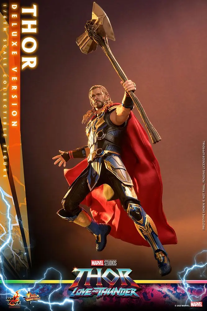 Thor: Love and Thunder Figurina de Acțiune de Colecție 1/6 Thor (Versiunea Deluxe) 32 cm poza produsului