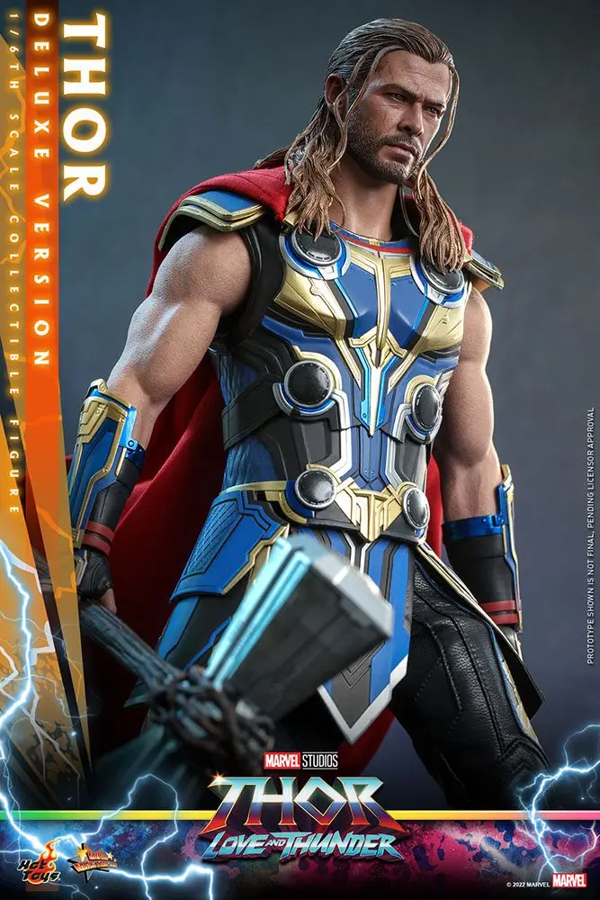 Thor: Love and Thunder Figurina de Acțiune de Colecție 1/6 Thor (Versiunea Deluxe) 32 cm poza produsului