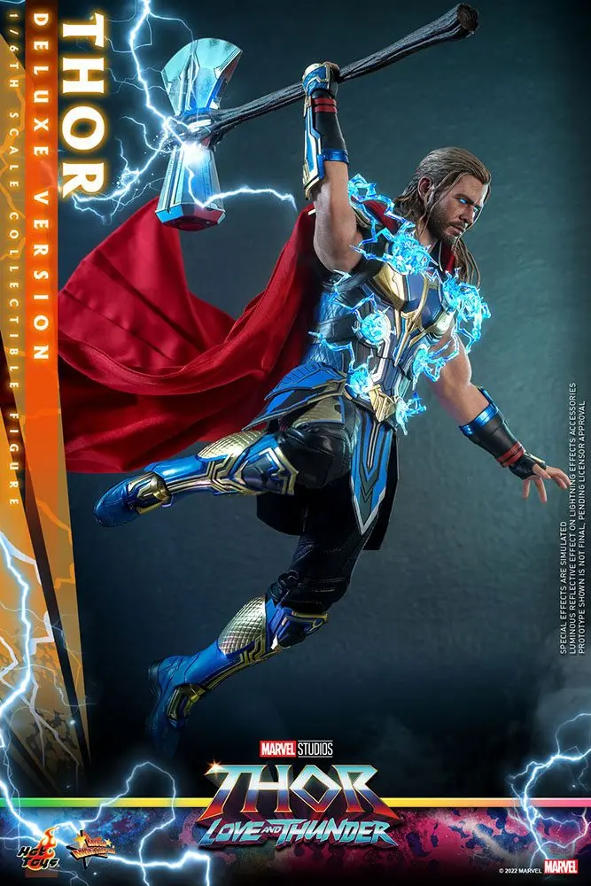 Thor: Love and Thunder Figurina de Acțiune de Colecție 1/6 Thor (Versiunea Deluxe) 32 cm poza produsului