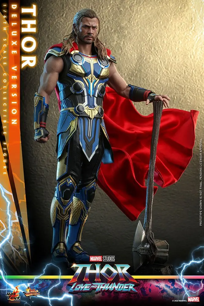 Thor: Love and Thunder Figurina de Acțiune de Colecție 1/6 Thor (Versiunea Deluxe) 32 cm poza produsului