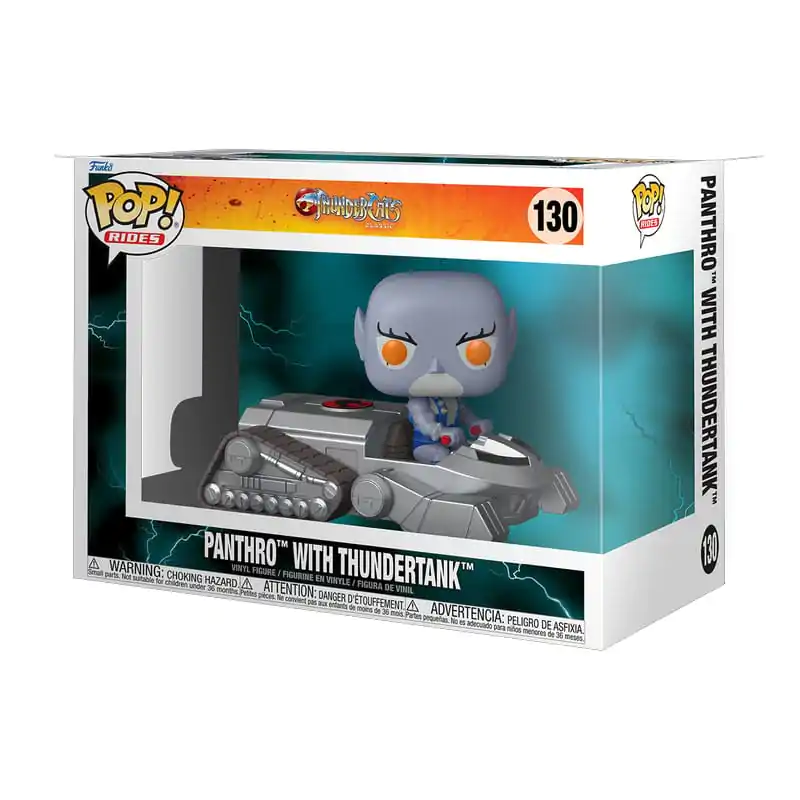 Thundercats Funko POP! Rides Figurina Vinyl Panthro cu Thundertank 15 cm poza produsului