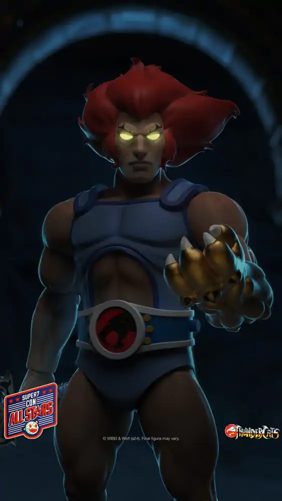 Figurină de acțiune Thundercats Ultimates Lion-O (Ochi LED) 18 cm poza produsului