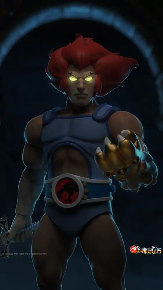 Figurină de acțiune Thundercats Ultimates Lion-O (Ochi LED) 18 cm poza produsului