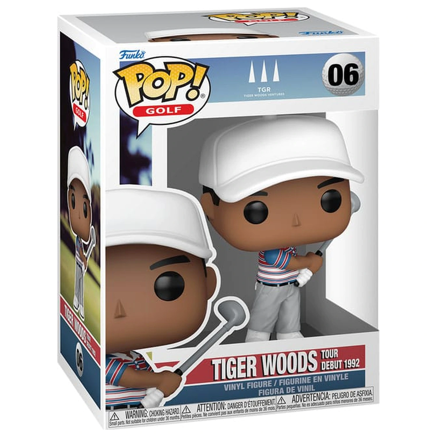Tiger Woods Funko POP! Golf Figurina de vinil Tour Debut 1992 9 cm poza produsului