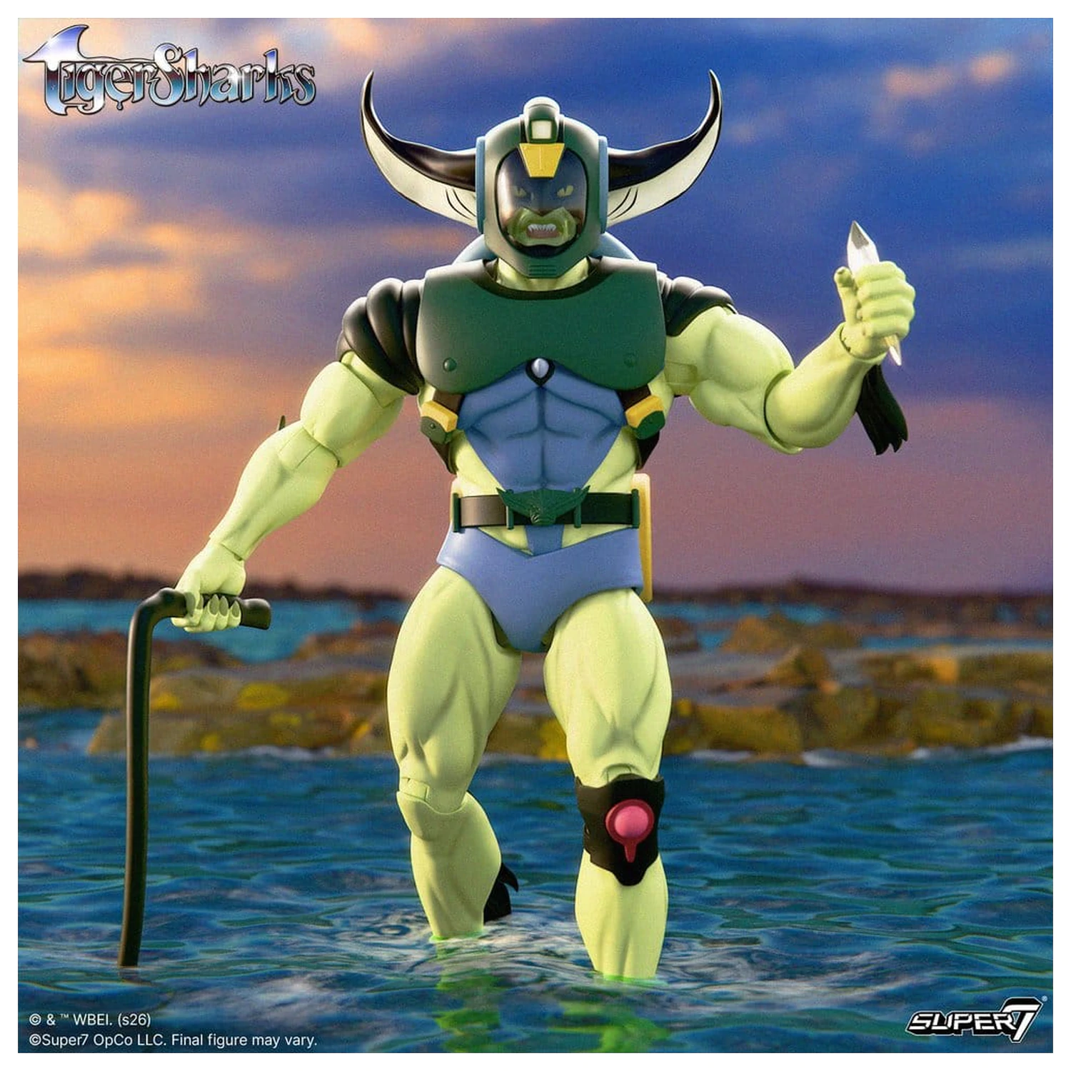 TigerSharks Ultimates Wave 01 Figurina de actiune T-Ray 18 cm poza produsului