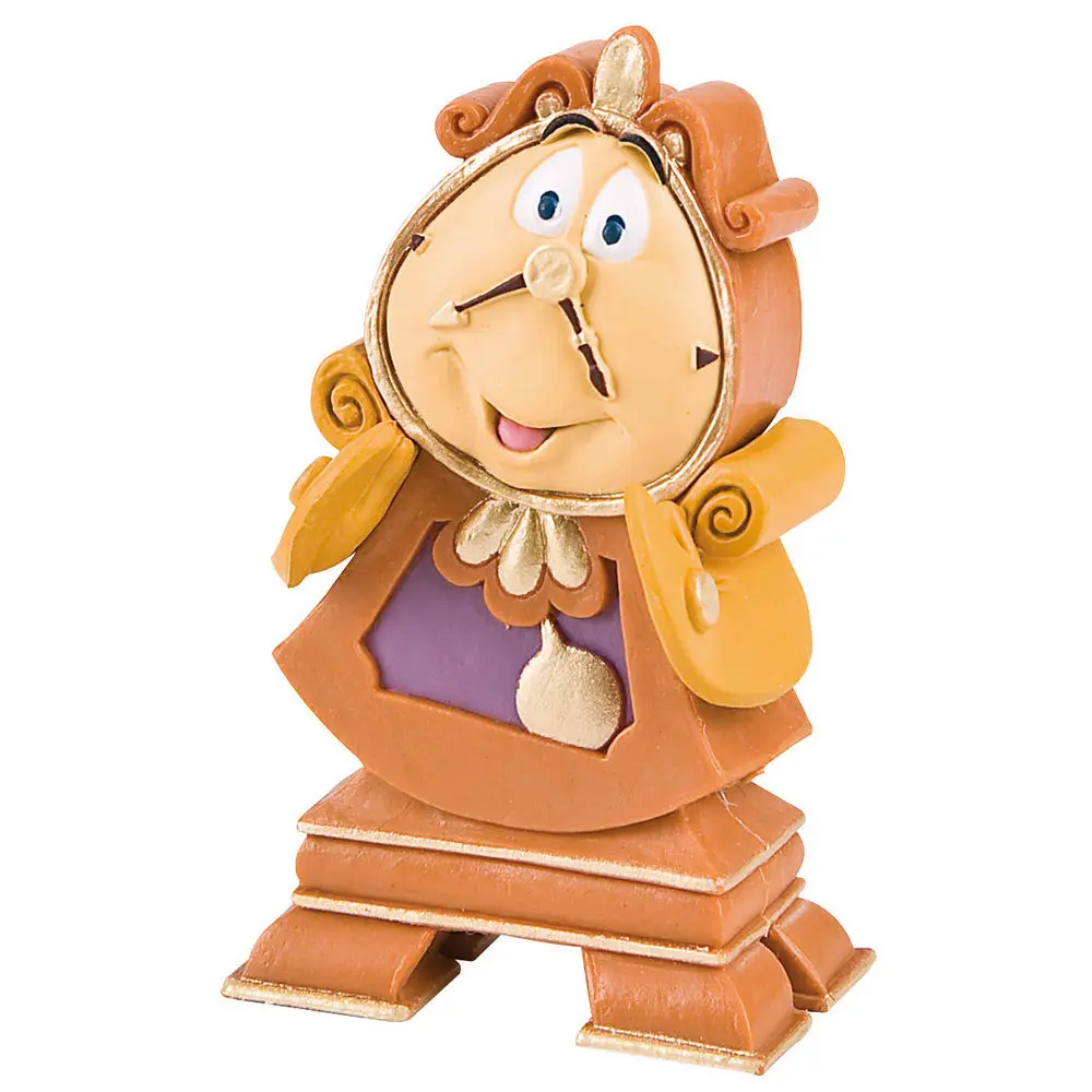 Figurină Disney Beauty and the Beast Cogsworth 6cm poza produsului