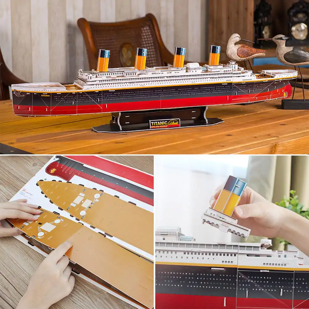 Puzzle 3D Titanic R.M.S. Titanic 80 cm poza produsului