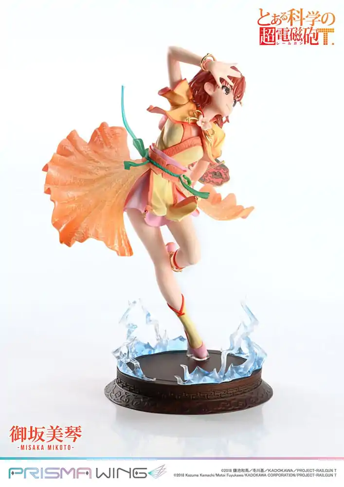 To Aru Kagaku no Railgun Prisma Wing Statuie PVC 1/7 Misaka Mikoto 22 cm poza produsului