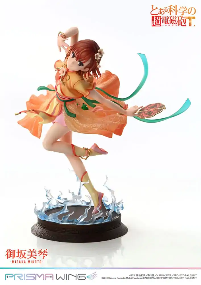 To Aru Kagaku no Railgun Prisma Wing Statuie PVC 1/7 Misaka Mikoto 22 cm poza produsului