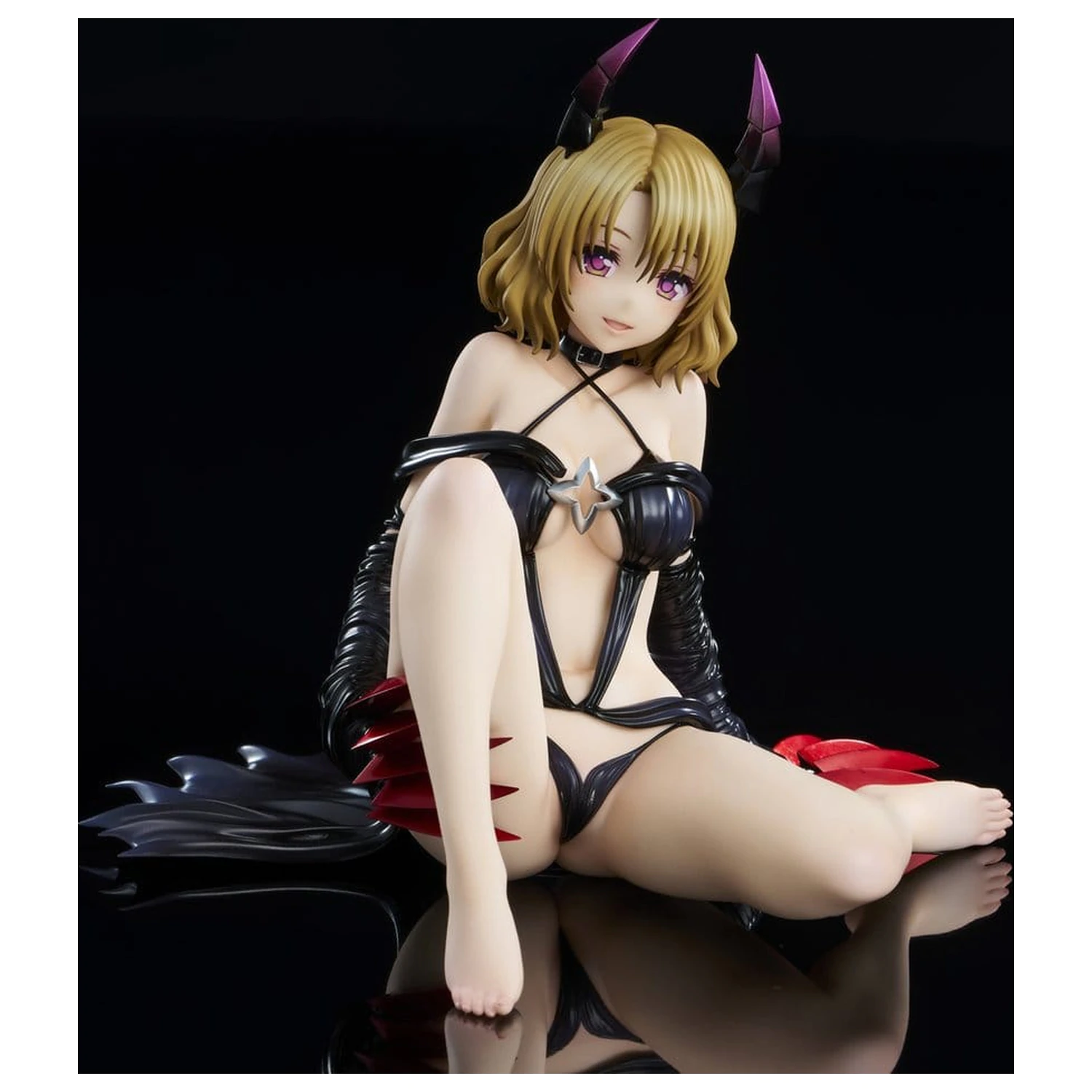 To Love Ru Darkness PVC Figura 1/6 Risa Momioka Darkness Ver. 15 cm poza produsului