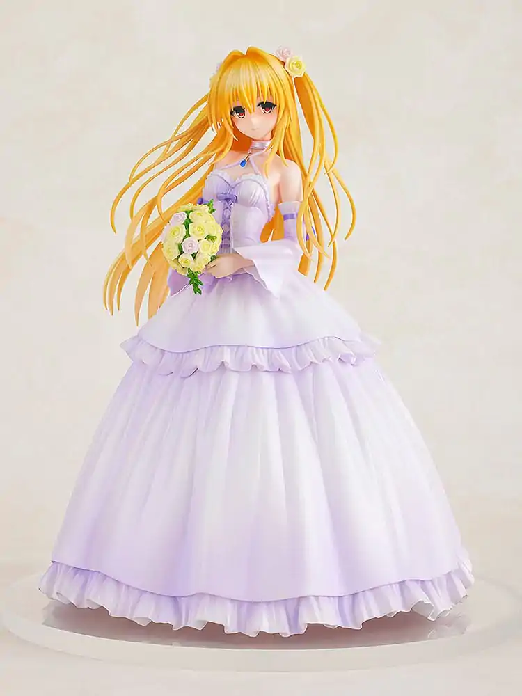 Statuie PVC To Love-Ru Darkness 1/7 Golden Darkness Rochie de Mireasă Ver. 23 cm poza produsului