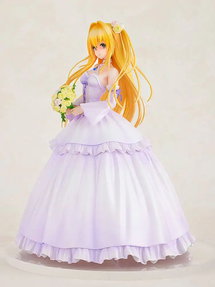 Statuie PVC To Love-Ru Darkness 1/7 Golden Darkness Rochie de Mireasă Ver. 23 cm poza produsului