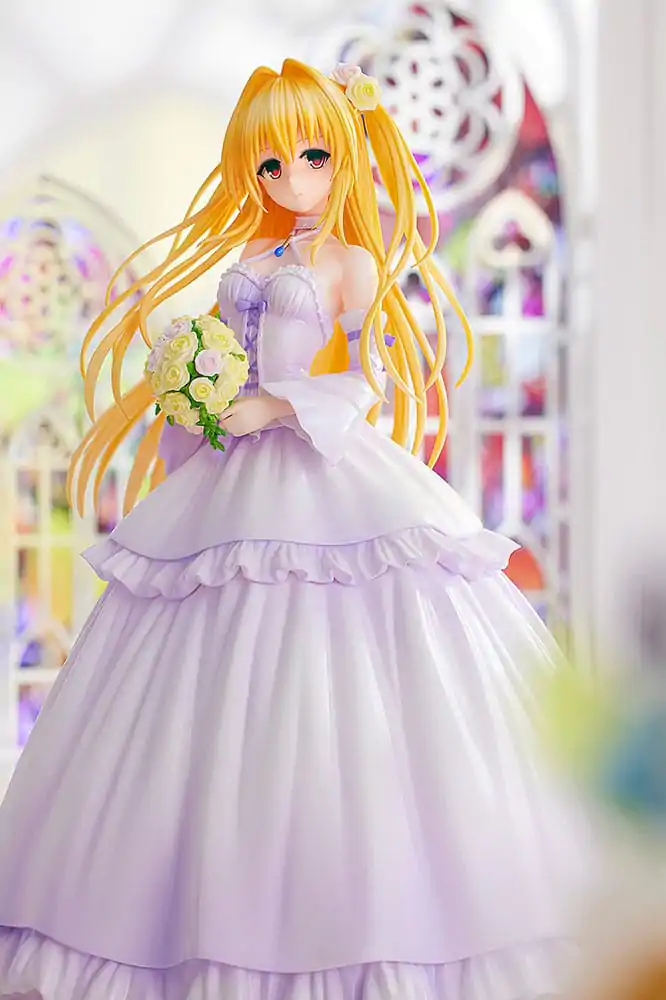 Statuie PVC To Love-Ru Darkness 1/7 Golden Darkness Rochie de Mireasă Ver. 23 cm poza produsului