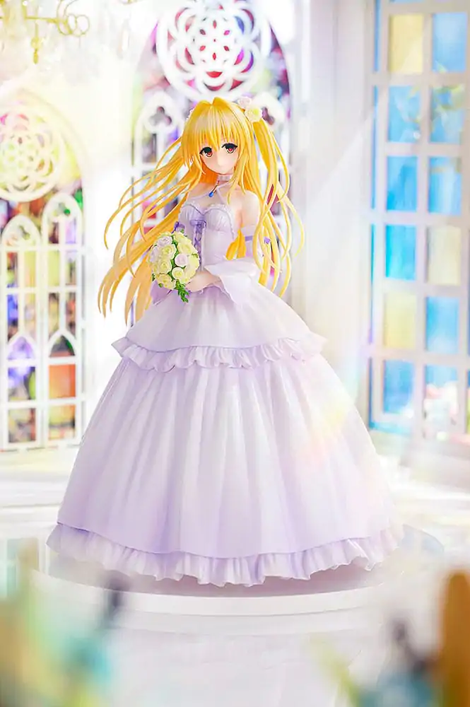 Statuie PVC To Love-Ru Darkness 1/7 Golden Darkness Rochie de Mireasă Ver. 23 cm poza produsului