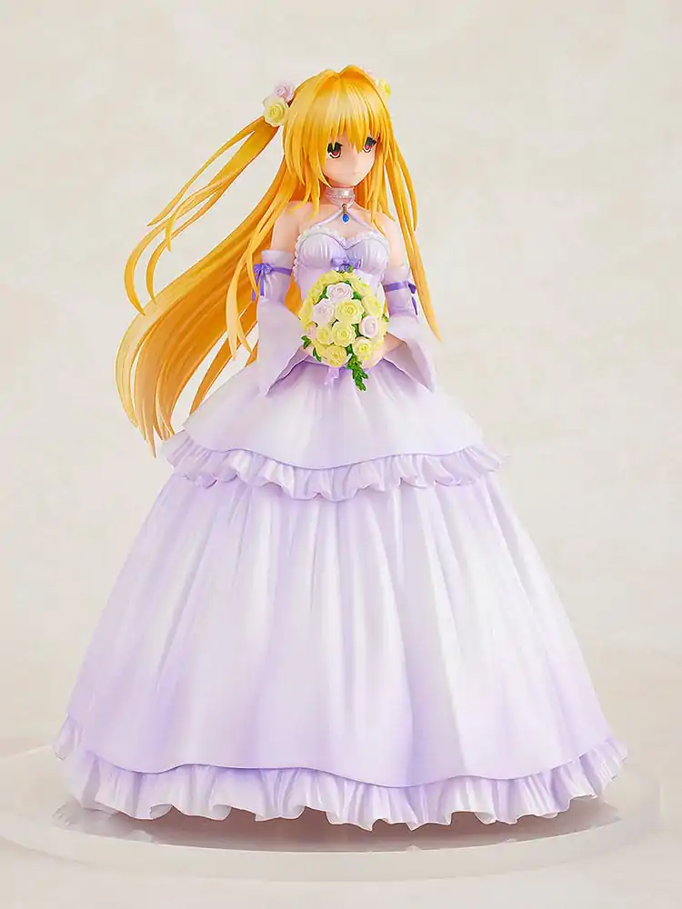 Statuie PVC To Love-Ru Darkness 1/7 Golden Darkness Rochie de Mireasă Ver. 23 cm poza produsului