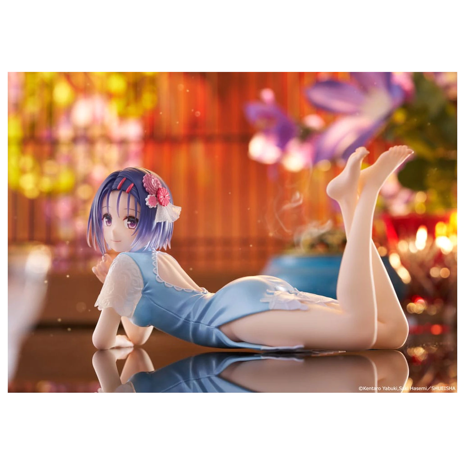 To Love-Ru Darkness PVC Statuie Figura draguta de birou Haruna Sairenji (China Dress Ver.) 13 cm poza produsului