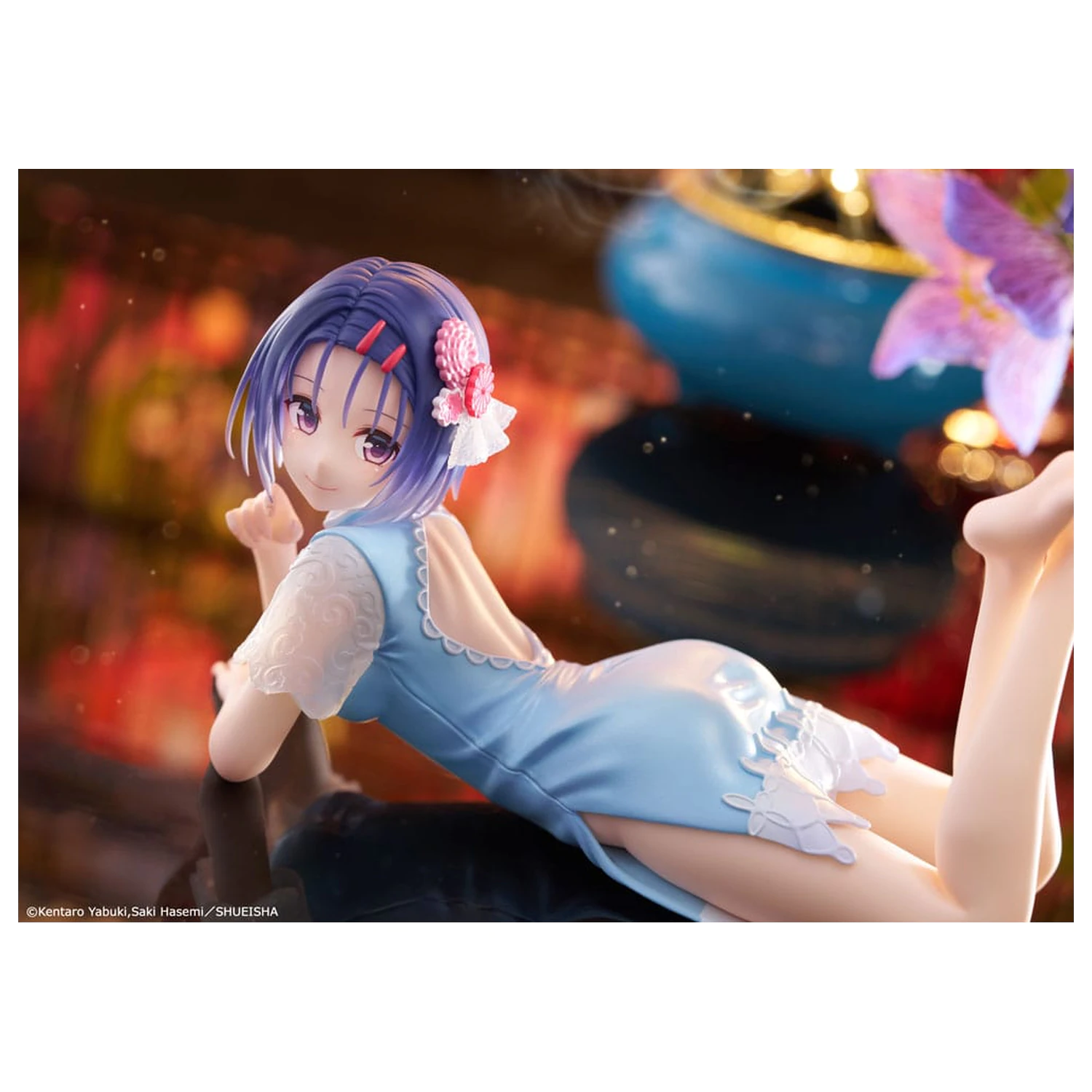 To Love-Ru Darkness PVC Statuie Figura draguta de birou Haruna Sairenji (China Dress Ver.) 13 cm poza produsului