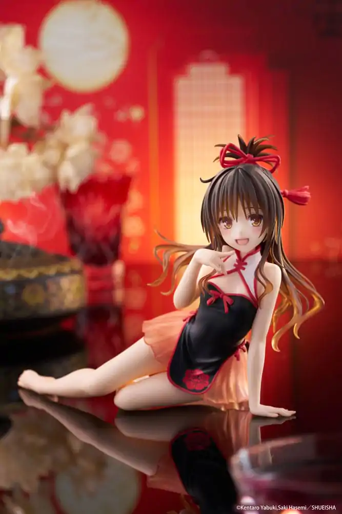 To Love-Ru Darkness Statuie PVC Figurina draguta pentru birou Mikan Yuki Chinese Dress Ver. 13 cm poza produsului