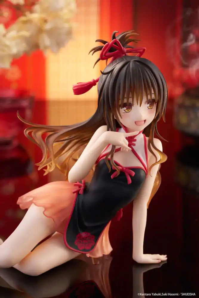 To Love-Ru Darkness Statuie PVC Figurina draguta pentru birou Mikan Yuki Chinese Dress Ver. 13 cm poza produsului