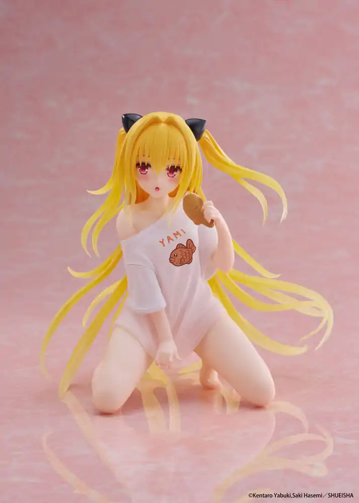 To Love-Ru Darkness statuie din PVC Figurina draguta pentru birou Golden Darkness Roomwear Ver. 13 cm poza produsului