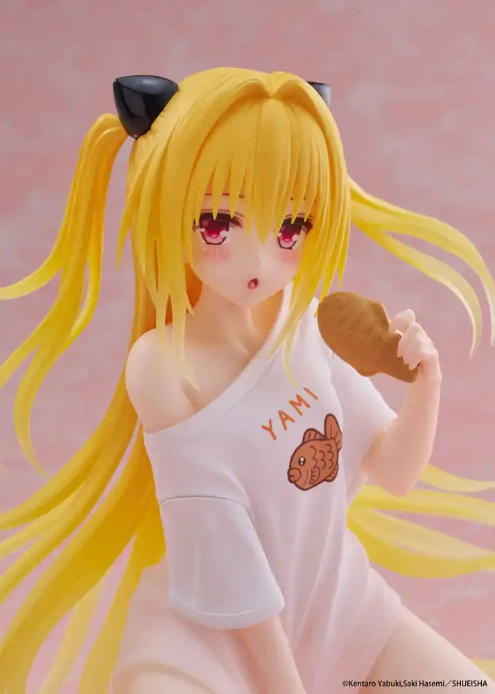 To Love-Ru Darkness statuie din PVC Figurina draguta pentru birou Golden Darkness Roomwear Ver. 13 cm poza produsului