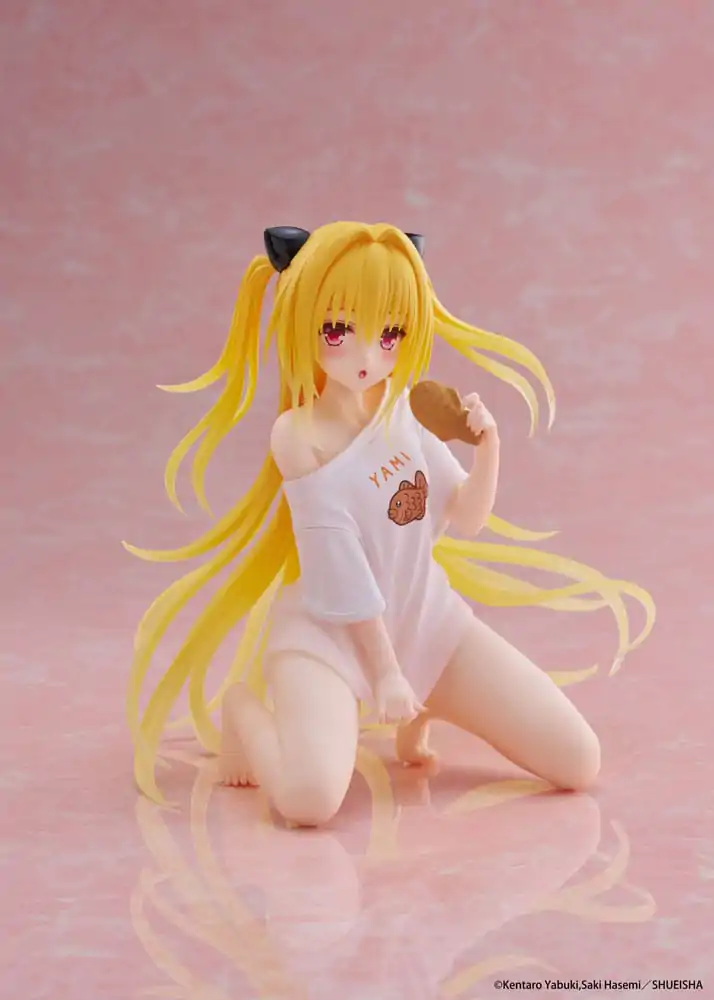 To Love-Ru Darkness statuie din PVC Figurina draguta pentru birou Golden Darkness Roomwear Ver. 13 cm poza produsului