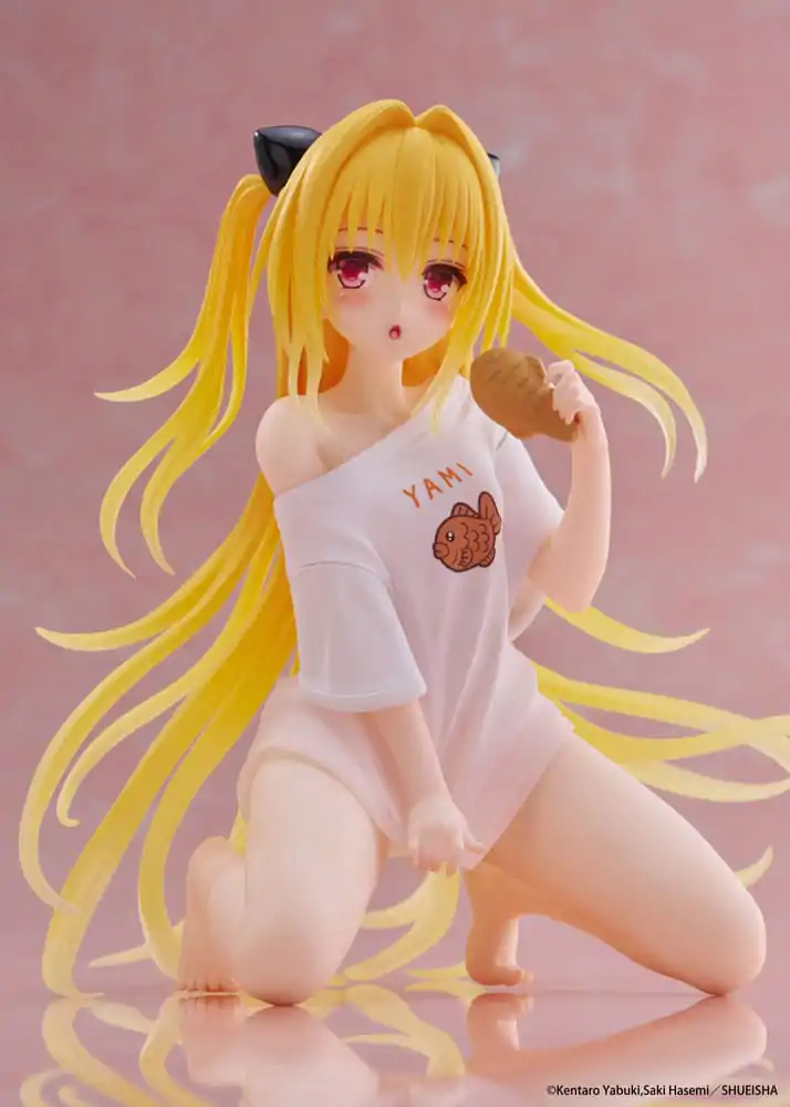 To Love-Ru Darkness statuie din PVC Figurina draguta pentru birou Golden Darkness Roomwear Ver. 13 cm poza produsului