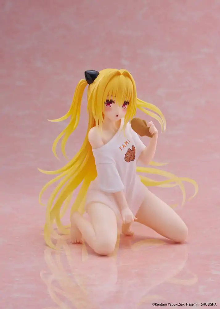 To Love-Ru Darkness statuie din PVC Figurina draguta pentru birou Golden Darkness Roomwear Ver. 13 cm poza produsului