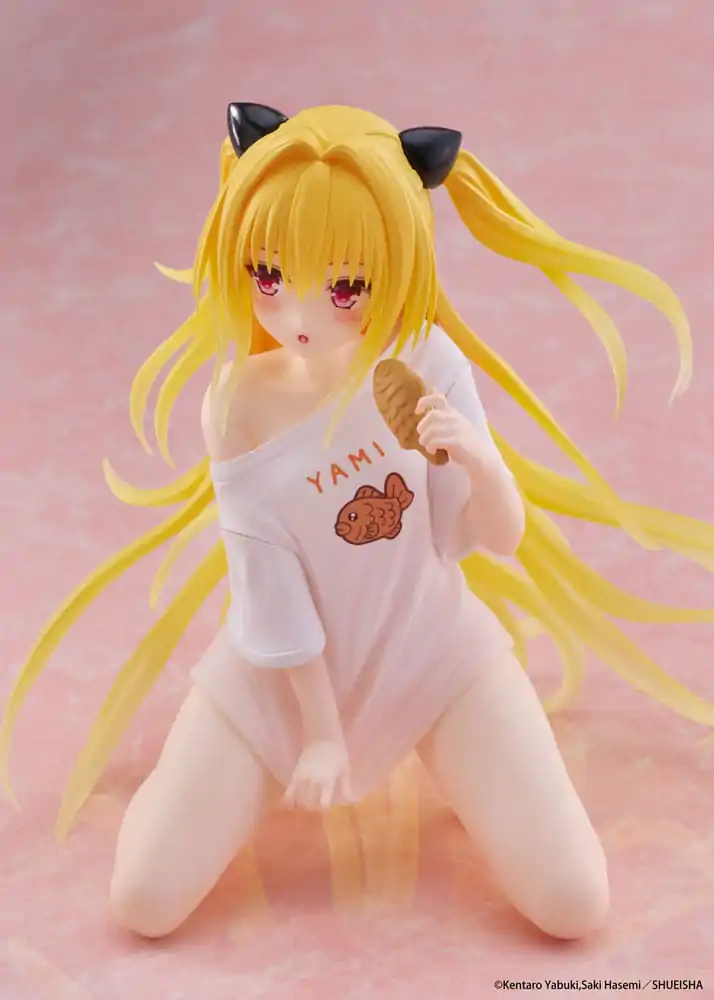 To Love-Ru Darkness statuie din PVC Figurina draguta pentru birou Golden Darkness Roomwear Ver. 13 cm poza produsului