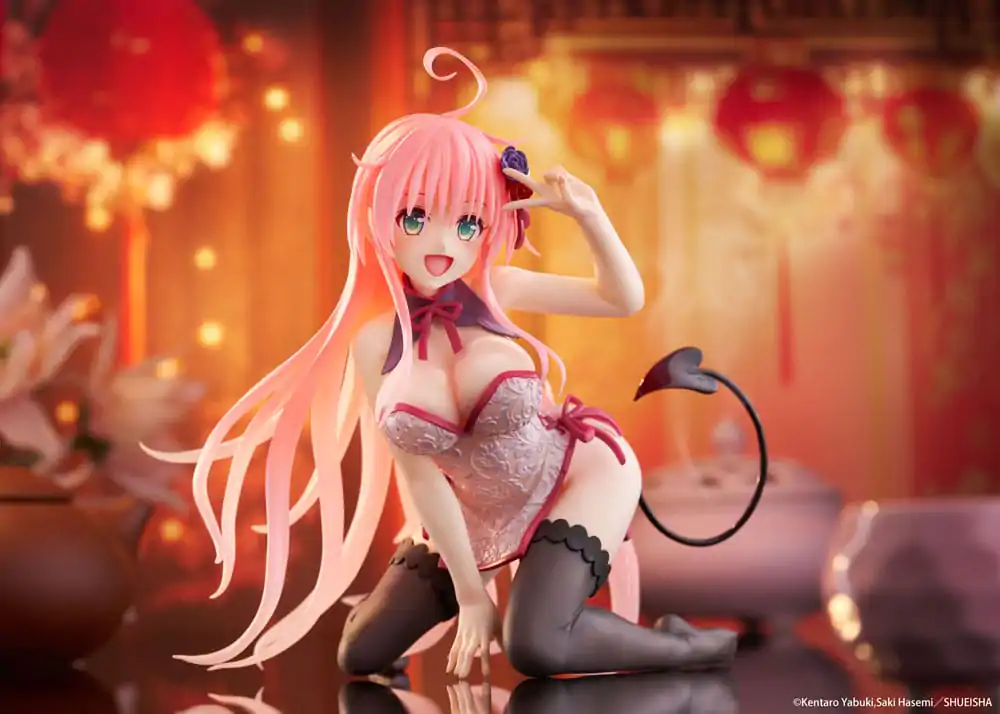 To Love-Ru Darkness Statuie PVC Figurina Desktop Cute Figure Lala Chinese Dress Ver. 13 cm poza produsului