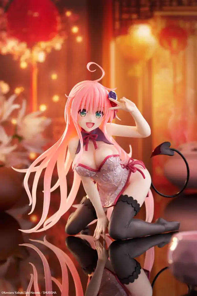 To Love-Ru Darkness Statuie PVC Figurina Desktop Cute Figure Lala Chinese Dress Ver. 13 cm poza produsului