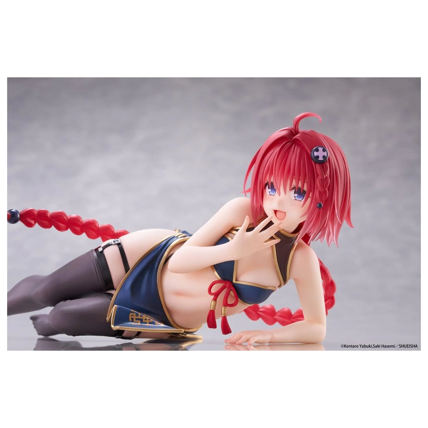 To Love-Ru Darkness Figurina PVC draguta pentru birou Mea Kurosaki Chinese Dress Ver. 13 cm poza produsului
