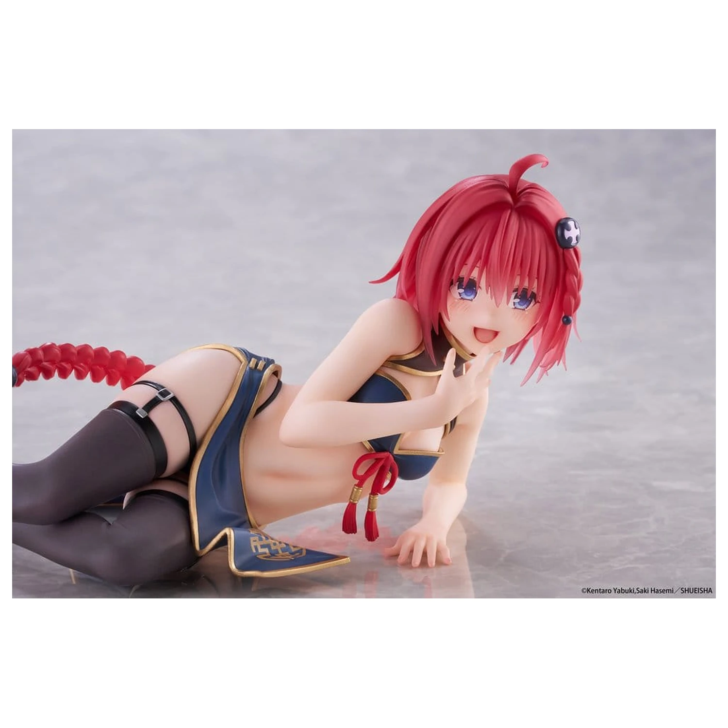 To Love-Ru Darkness Figurina PVC draguta pentru birou Mea Kurosaki Chinese Dress Ver. 13 cm poza produsului