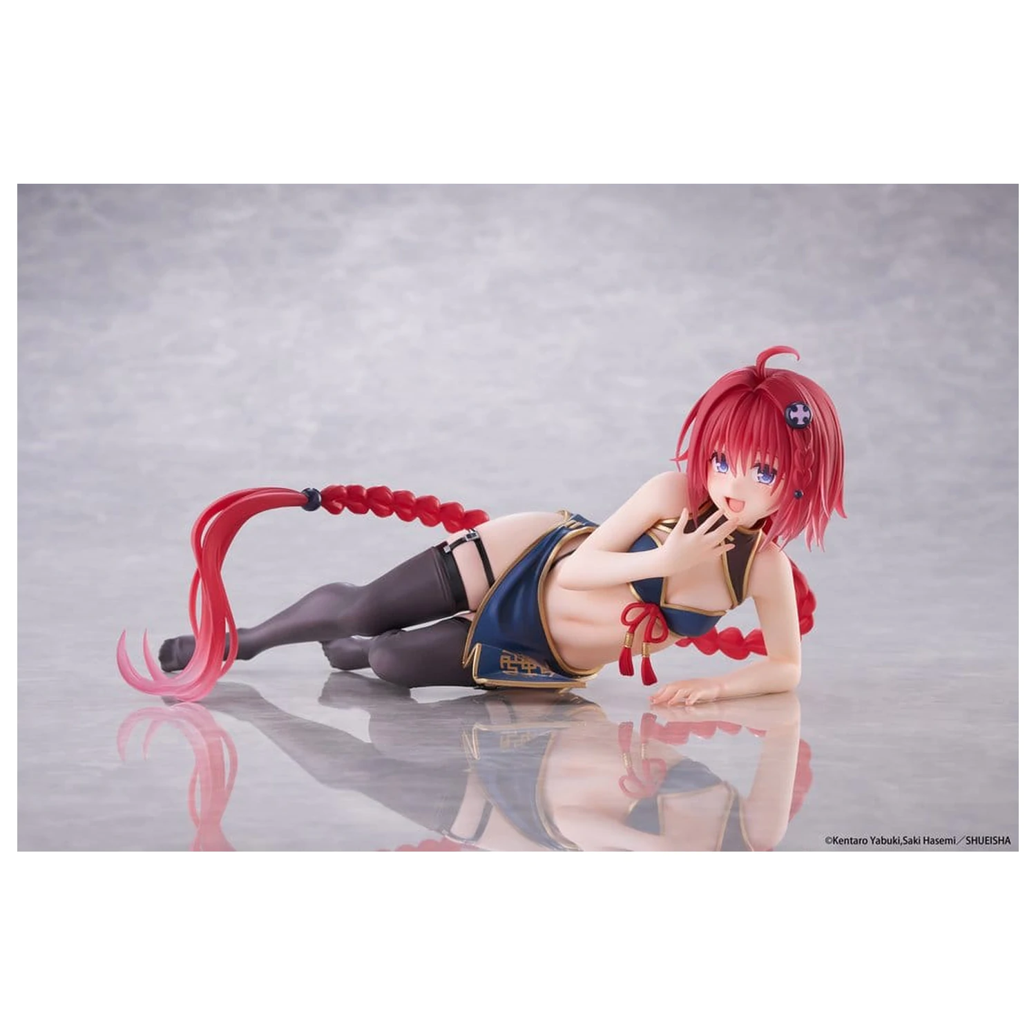 To Love-Ru Darkness Figurina PVC draguta pentru birou Mea Kurosaki Chinese Dress Ver. 13 cm poza produsului