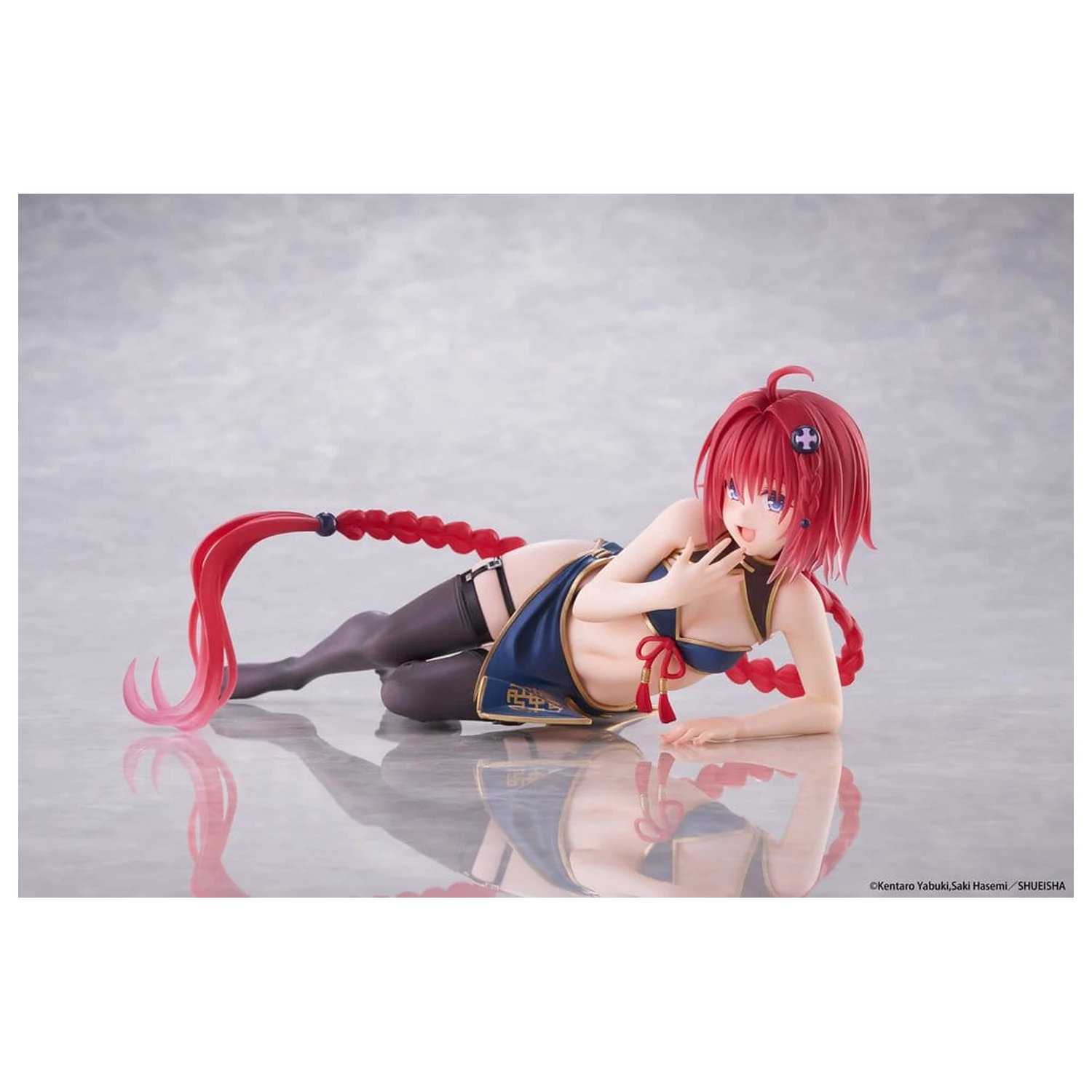 To Love-Ru Darkness Figurina PVC draguta pentru birou Mea Kurosaki Chinese Dress Ver. 13 cm poza produsului