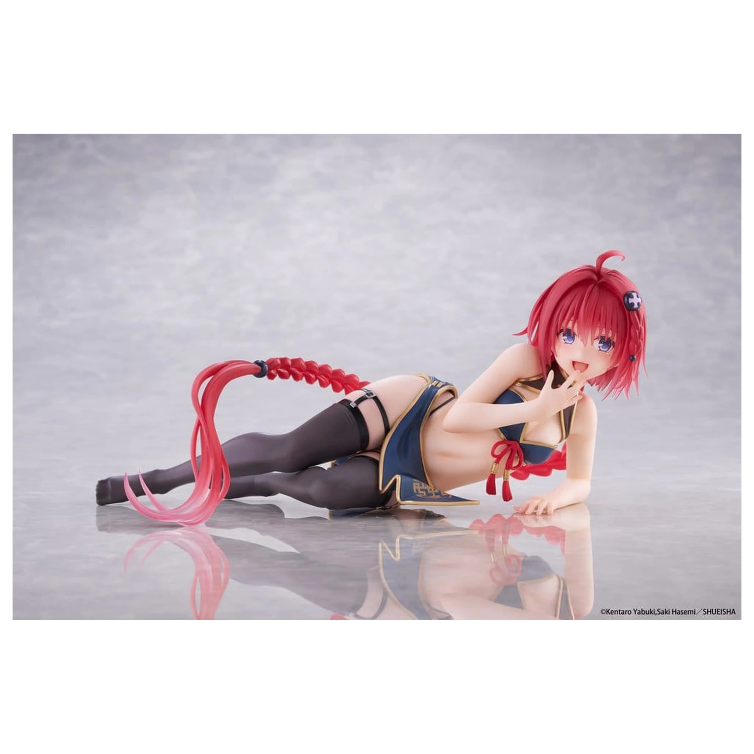 To Love-Ru Darkness Figurina PVC draguta pentru birou Mea Kurosaki Chinese Dress Ver. 13 cm poza produsului