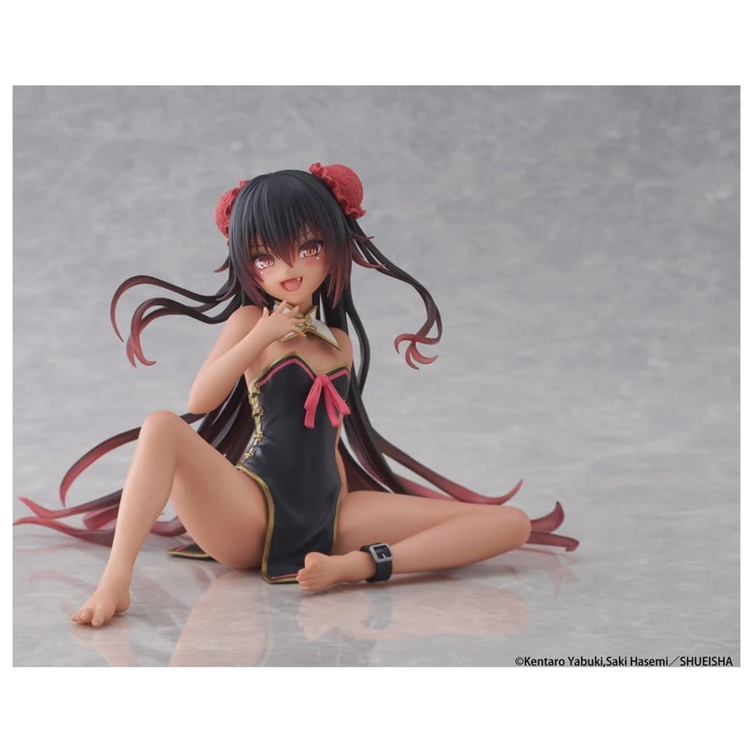 To Love-Ru Darkness Desktop Cute PVC Figura Nemesis (Chinese Dress Ver.) 13 cm poza produsului