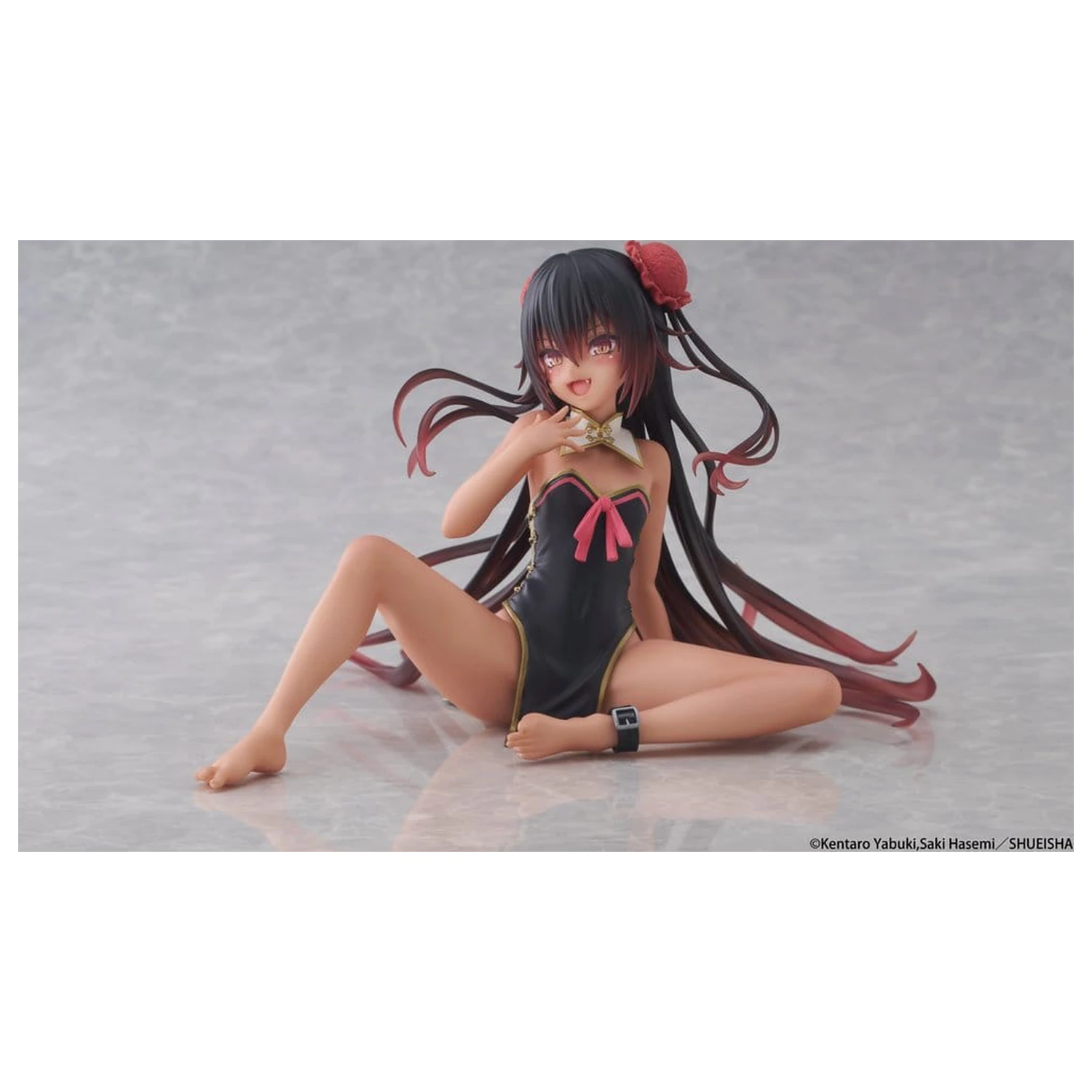 To Love-Ru Darkness Desktop Cute PVC Figura Nemesis (Chinese Dress Ver.) 13 cm poza produsului