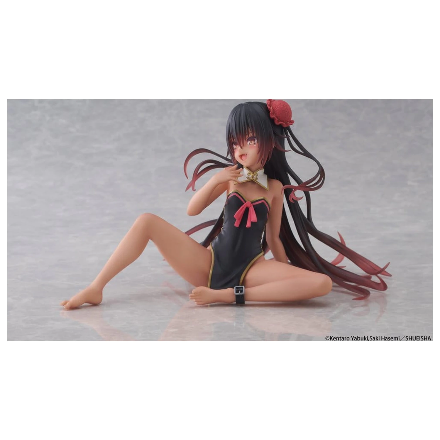 To Love-Ru Darkness Desktop Cute PVC Figura Nemesis (Chinese Dress Ver.) 13 cm poza produsului