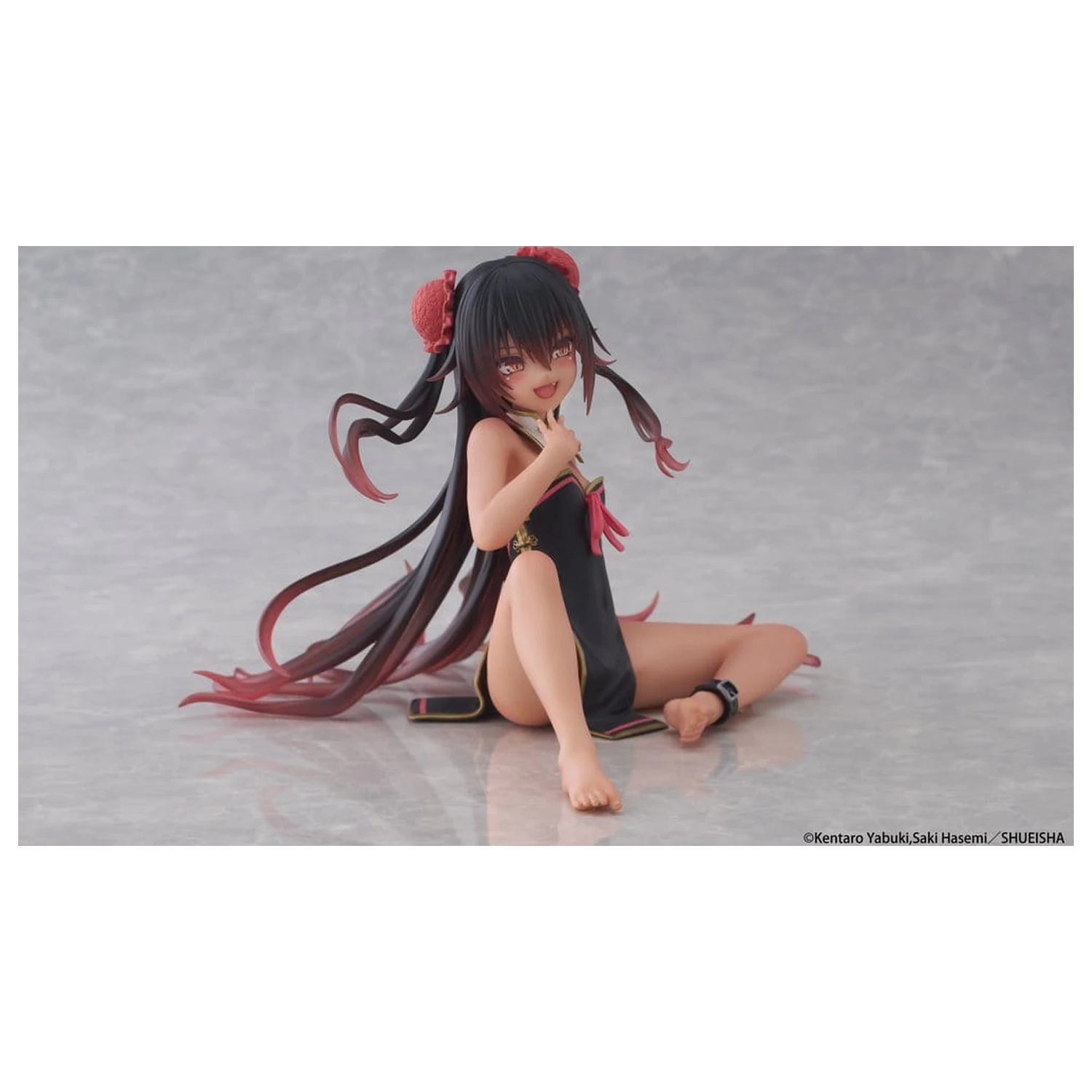 To Love-Ru Darkness Desktop Cute PVC Figura Nemesis (Chinese Dress Ver.) 13 cm poza produsului