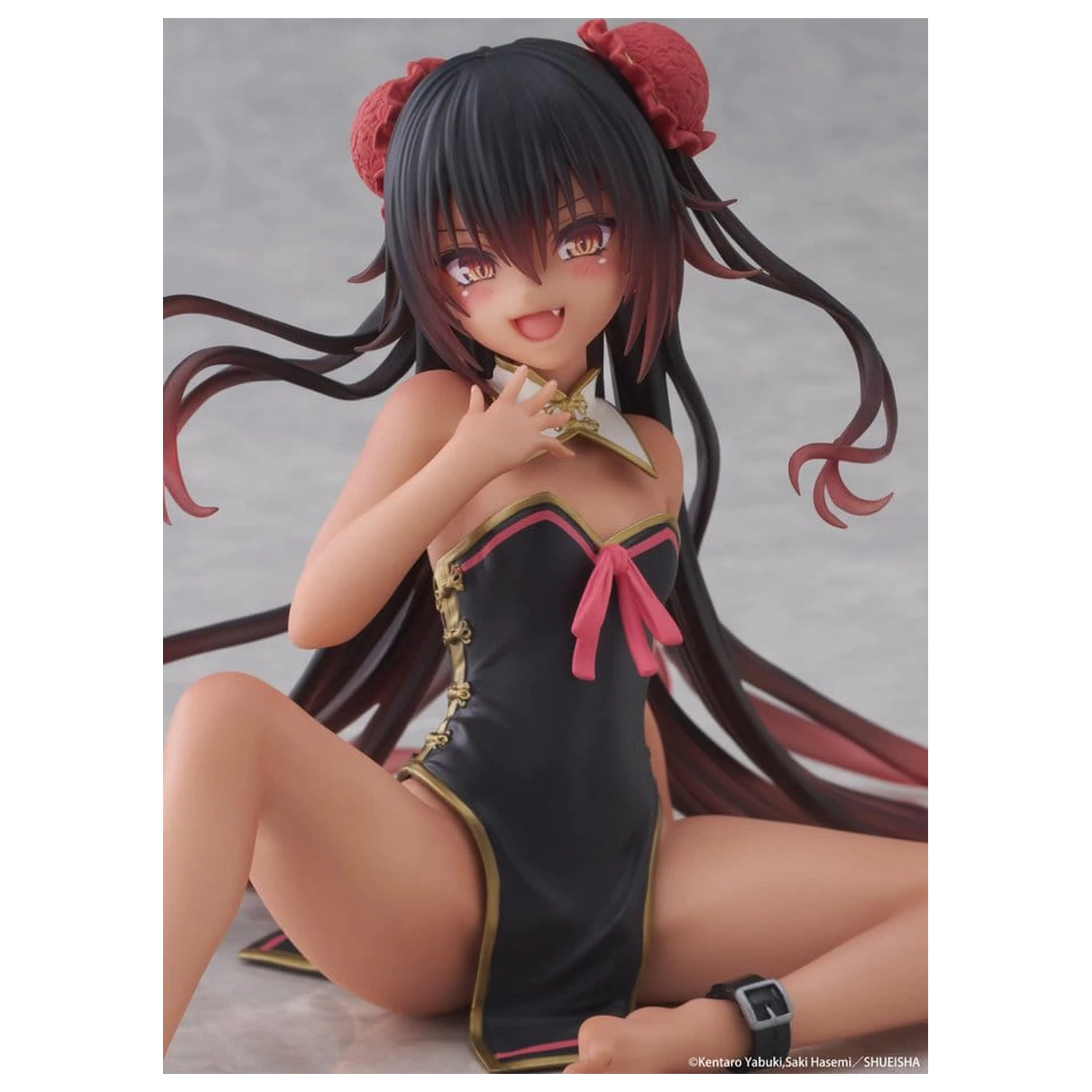 To Love-Ru Darkness Desktop Cute PVC Figura Nemesis (Chinese Dress Ver.) 13 cm poza produsului