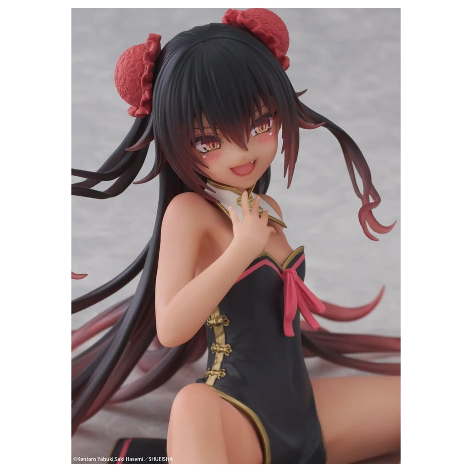 To Love-Ru Darkness Desktop Cute PVC Figura Nemesis (Chinese Dress Ver.) 13 cm poza produsului