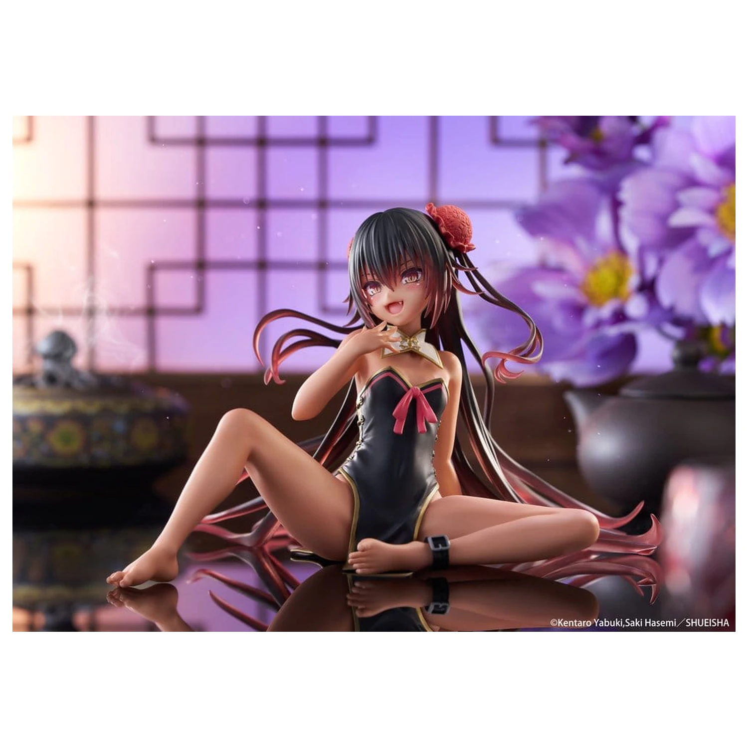 To Love-Ru Darkness Desktop Cute PVC Figura Nemesis (Chinese Dress Ver.) 13 cm poza produsului