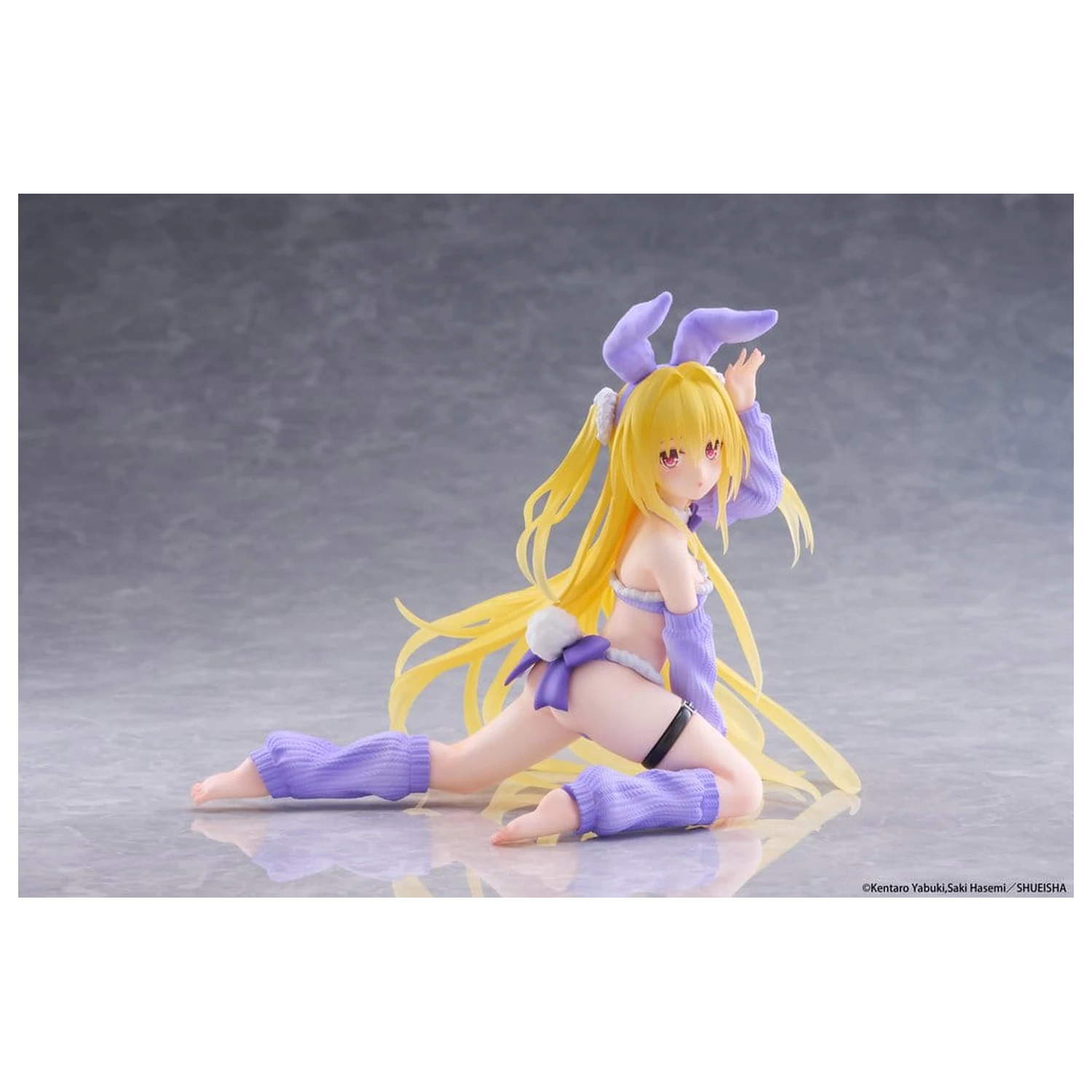 To Love-Ru Darkness MOFLOCK PVC Figura Golden Darkness (Fluffy Bunny Ver.) 13 cm poza produsului