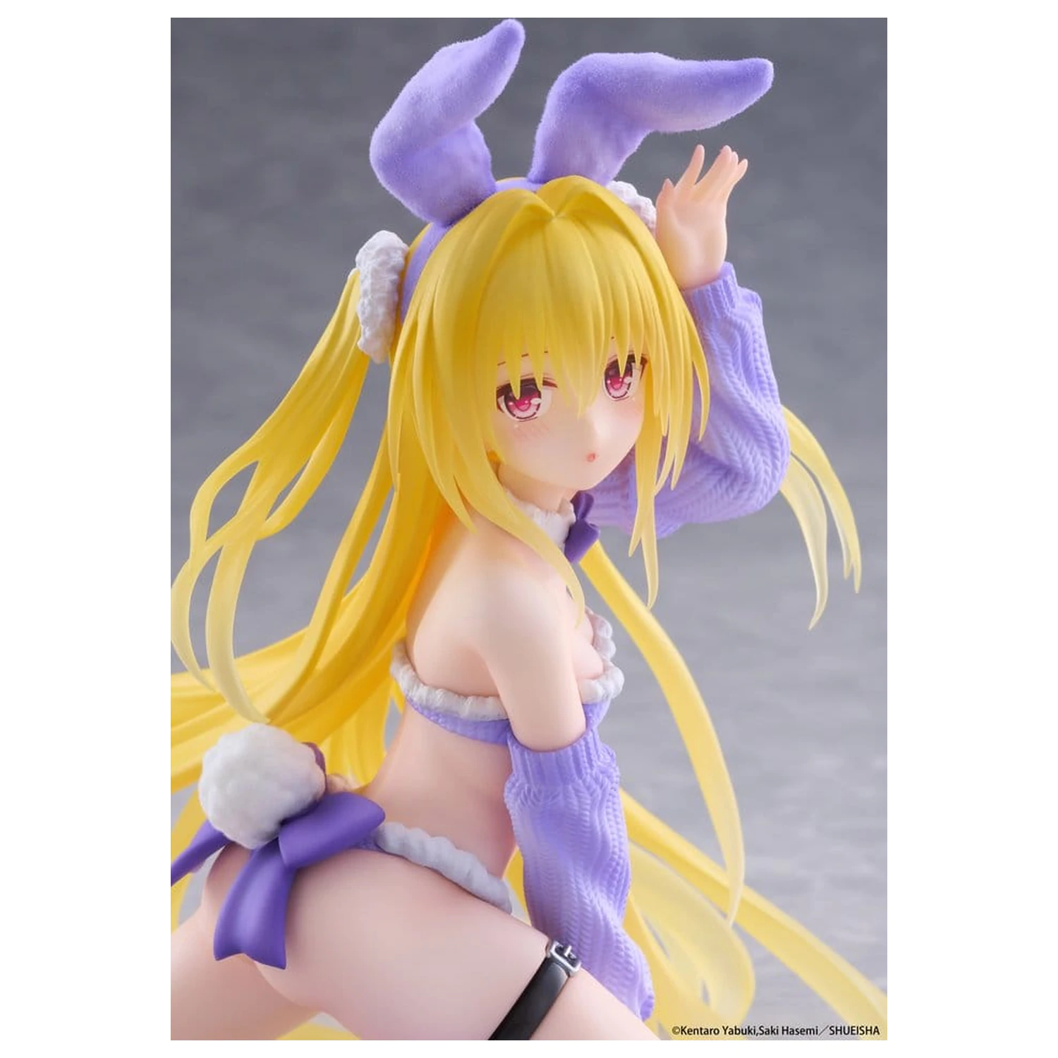 To Love-Ru Darkness MOFLOCK PVC Figura Golden Darkness (Fluffy Bunny Ver.) 13 cm poza produsului