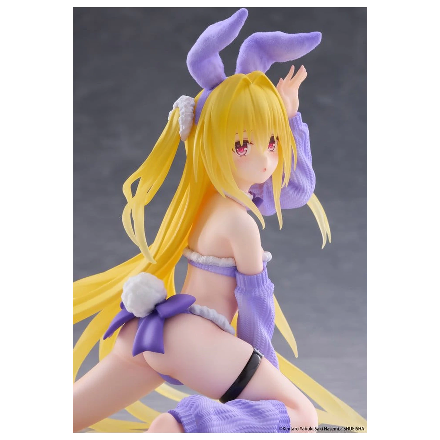 To Love-Ru Darkness MOFLOCK PVC Figura Golden Darkness (Fluffy Bunny Ver.) 13 cm poza produsului